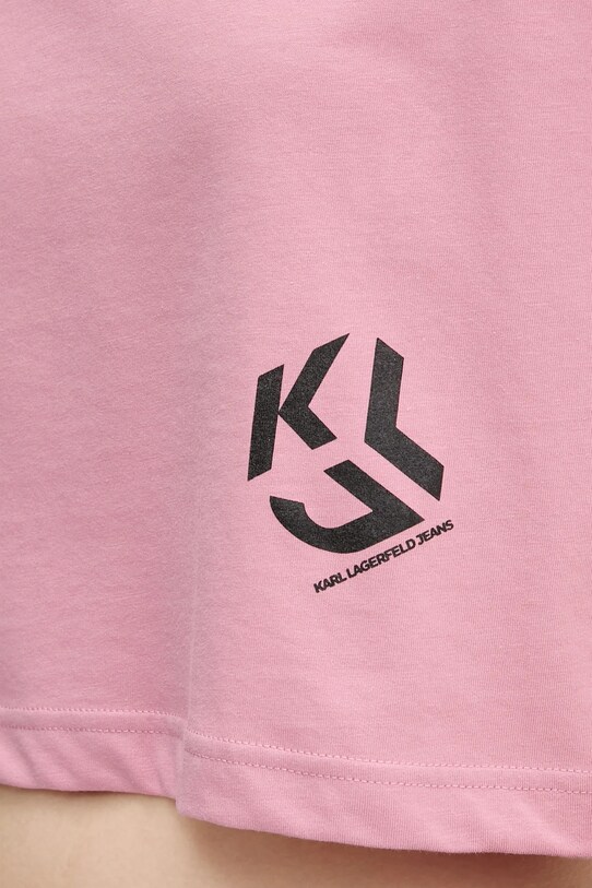 Karl Lagerfeld Jeans t-shirt różowy A2W17076