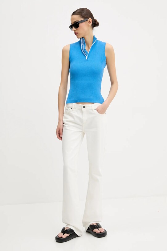 Top Karl Lagerfeld Jeans A2W18001 modrá SS25