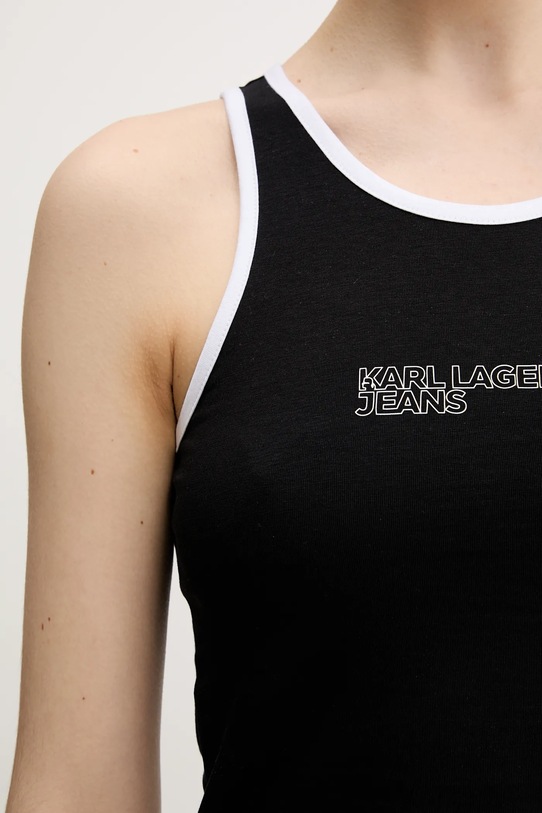 Karl Lagerfeld Jeans top A2W17024 negru