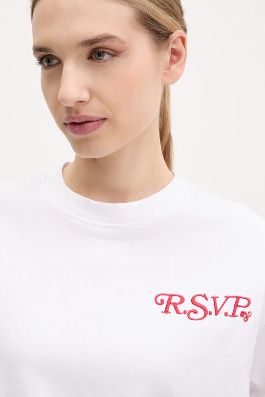 Fila t-shirt bawełniany Leffinge biały FAW1029