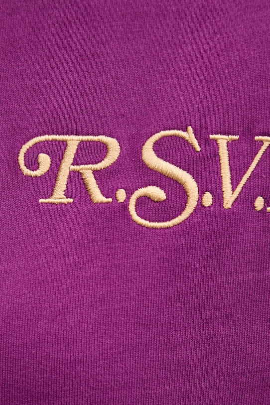 Bavlněné tričko Fila Leffinge FAW1029 fialová