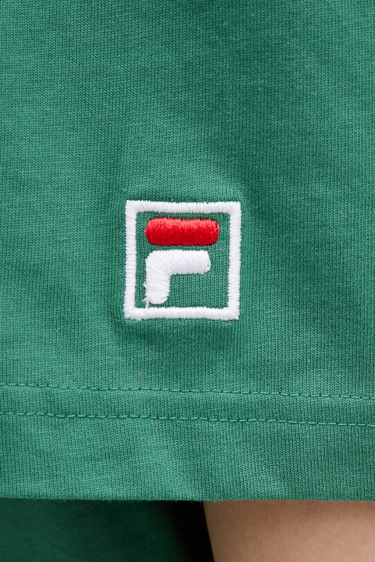 Fila t-shirt bawełniany Leffinge FAW1029 zielony