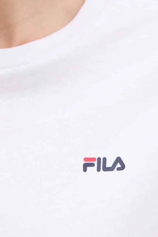 Fila t-shirt bawełniany Lignano FAW1053 biały
