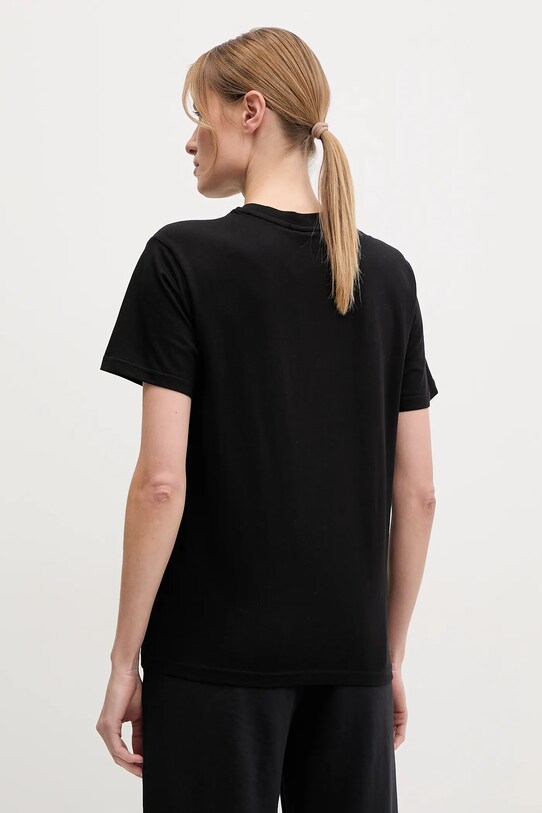 Odzież Fila t-shirt bawełniany Lignano FAW1053 czarny