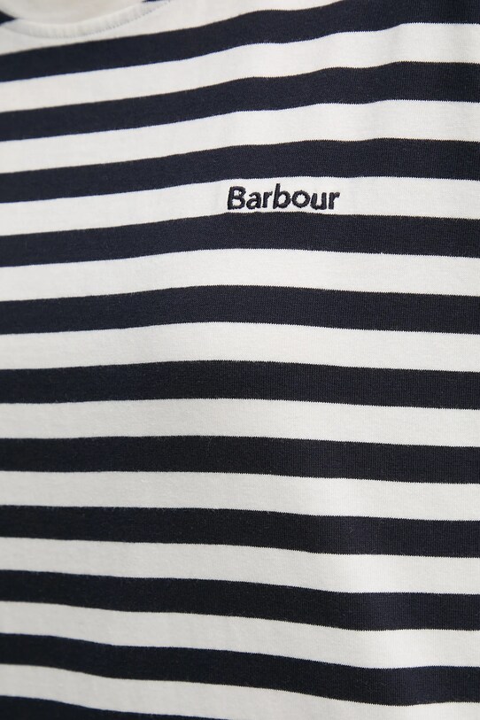 Barbour t-shirt in cotone Adria LML0893NY73 blu navy