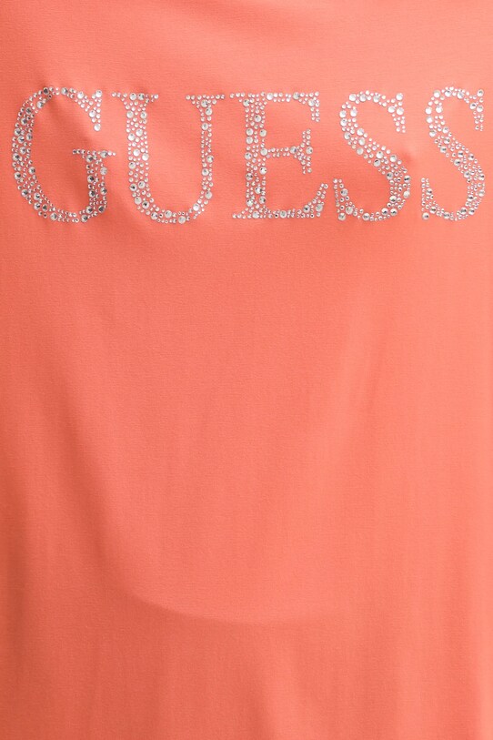 Guess t-shirt pomarańczowy E5GI07.K68D2