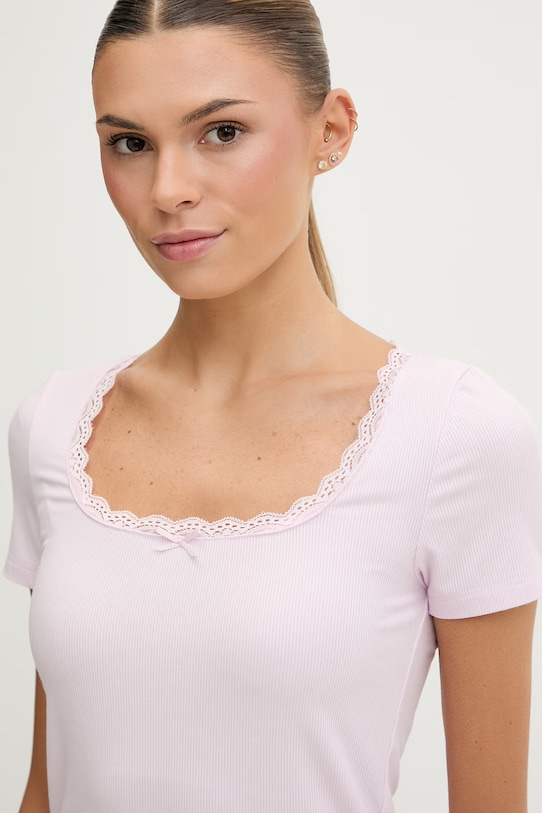 Guess t-shirt LIA różowy O5GP02.KCQ72