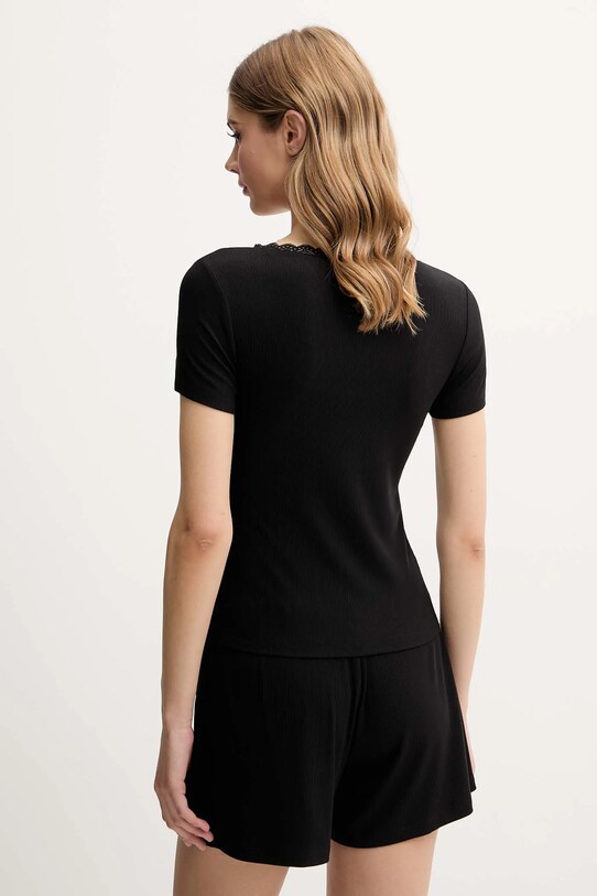 Guess tricou LIA O5GP02.KCQ72 negru SS25