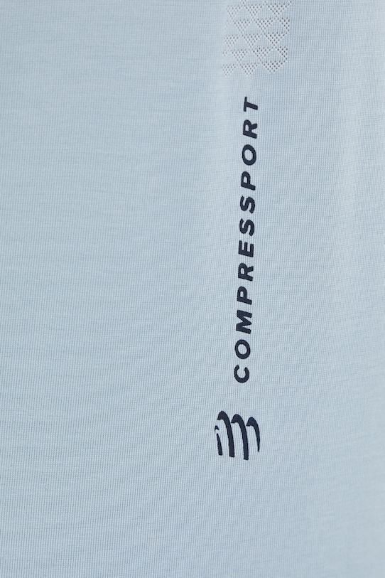 Топ для бігу Compressport Singlet блакитний ATSW744