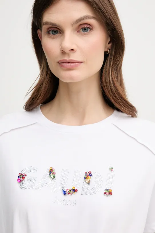 Gaudi t-shirt biały 511BD64026