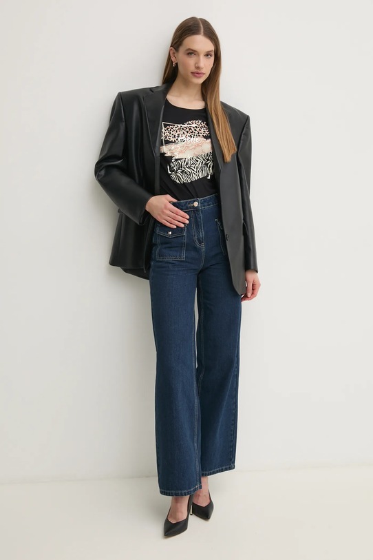 Футболка Morgan DSAFA DSAFA чорний SS25