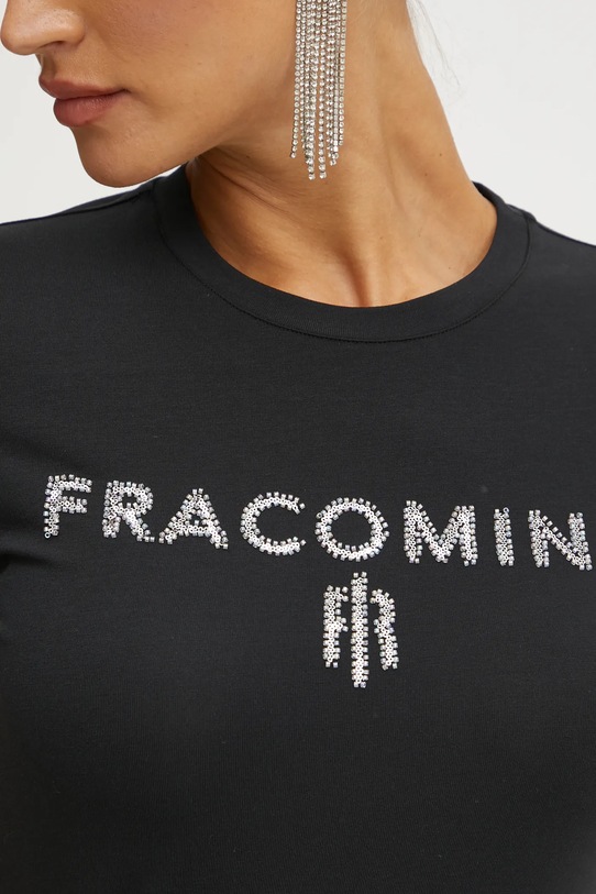 Fracomina t-shirt FP25ST3011J449N5 czarny