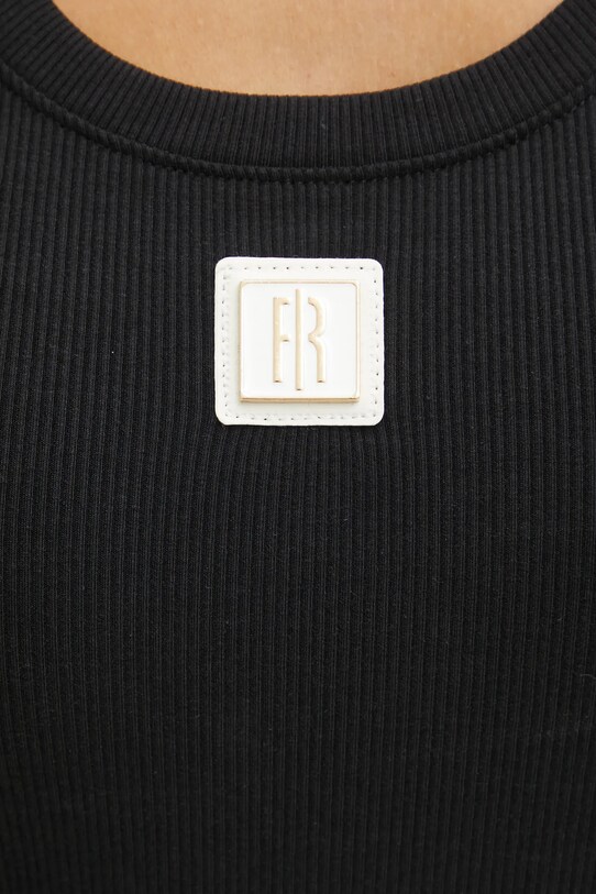 Fracomina top FP25ST2001J40101 negru