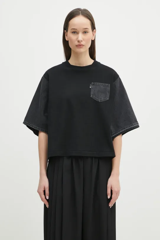 Pamučna majica Undercover T-Shirt relaxed crna UP1E1811