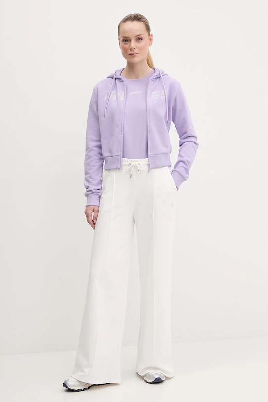 Guess tricou din bumbac PRIMULA V5GI00.I3Z14 violet SS25