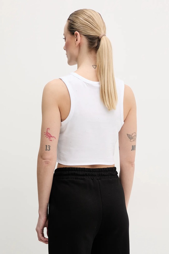 Îmbrăcăminte Guess top din bumbac PRIMULA V5GI01.I3Z14 alb