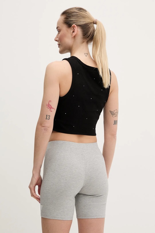 Îmbrăcăminte Guess top din bumbac PRIMULA V5GI01.I3Z14 negru