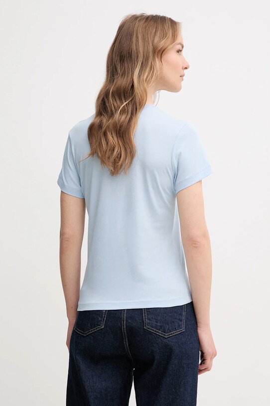 Хлопковая футболка Guess V5GI02.K9RM1 голубой SS25