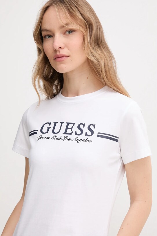 Oblečenie Bavlnené tričko Guess V5GI03.I3Z14 biela