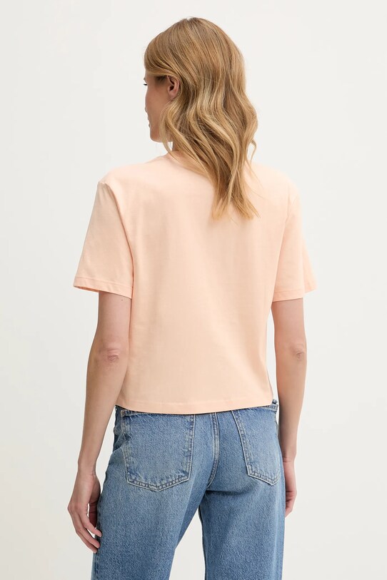 Guess t-shirt bawełniany V5GI04.I3Z14 pomarańczowy SS25