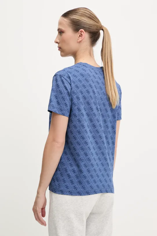 Odzież Guess t-shirt bawełniany CHRYSANTA V5GI16.I3Z14 niebieski