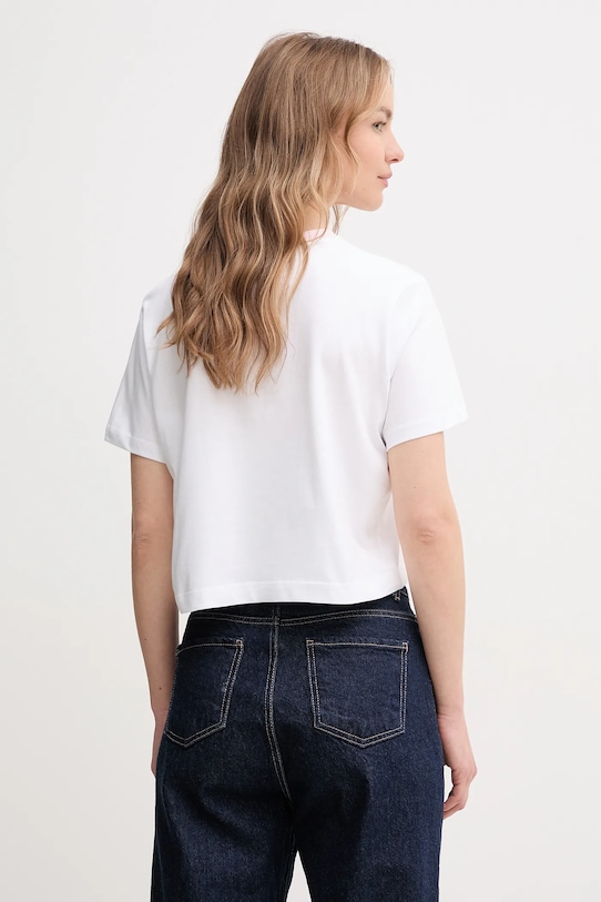 Βαμβακερό μπλουζάκι Guess FILANTA V5GI18.I3Z14 λευκό SS25
