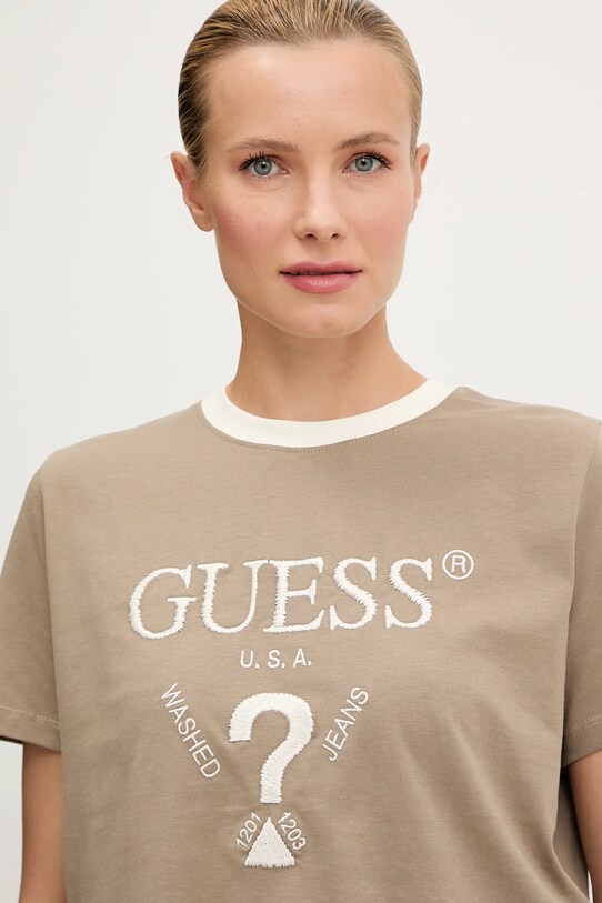 Guess t-shirt in cotone FILANTA beige V5GI18.I3Z14