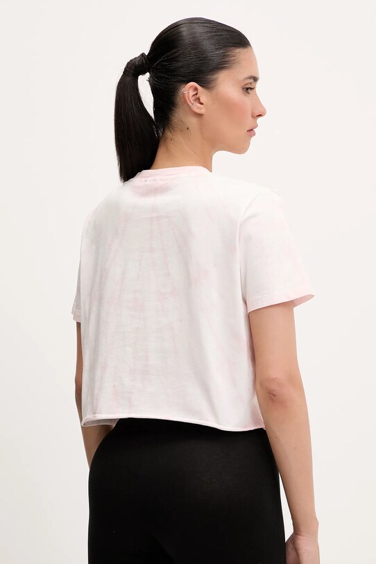 Odzież Guess t-shirt bawełniany GENZIANA V5GI19.I3Z14 różowy