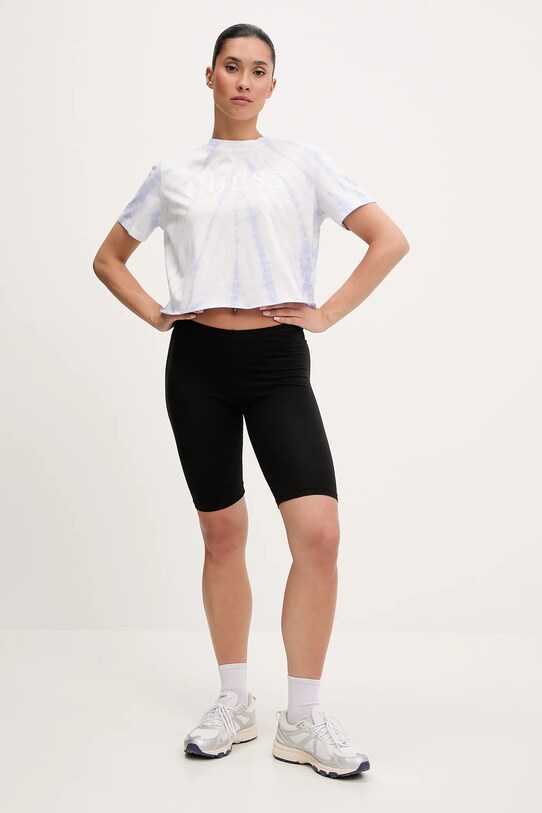 Guess t-shirt bawełniany GENZIANA V5GI19.I3Z14 niebieski SS25