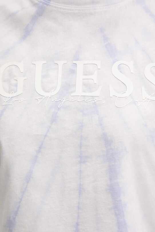 Guess t-shirt bawełniany GENZIANA V5GI19.I3Z14 niebieski