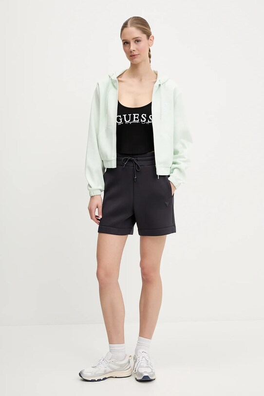 Топ Guess SUNFLOWER V5GP16.K8RT2 черен SS25