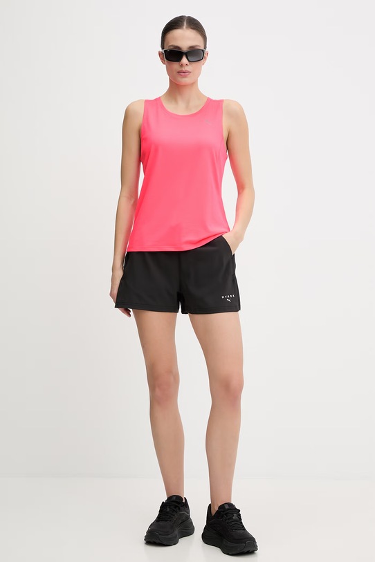 Puma top do biegania Velocity 526574 różowy SS26