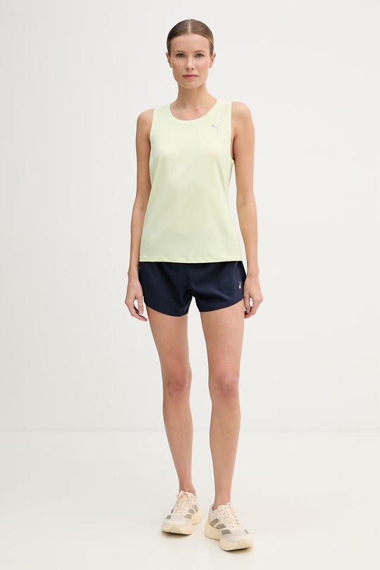 Puma top do biegania Velocity 526574 zielony SS26