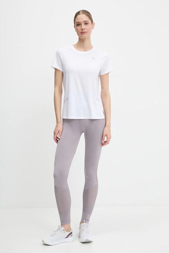 Тениска за бягане Puma 526659 бял SS25