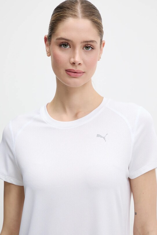 Тениска за бягане Puma бял 526659