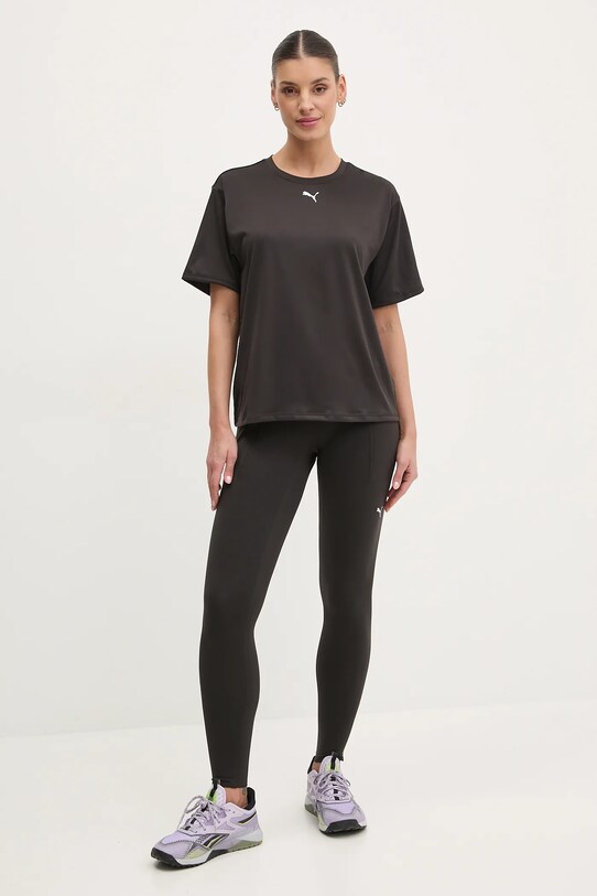 Puma t-shirt treningowy Train All Day Essentials 527139 czarny SS25