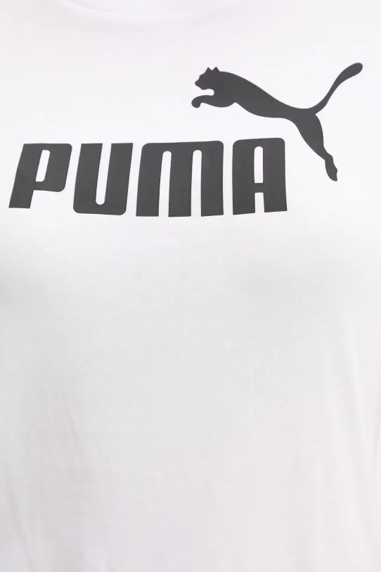 Βαμβακερό μπλουζάκι Puma 682370 μπεζ