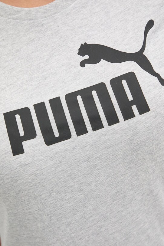 Бавовняна футболка Puma 682370 сірий