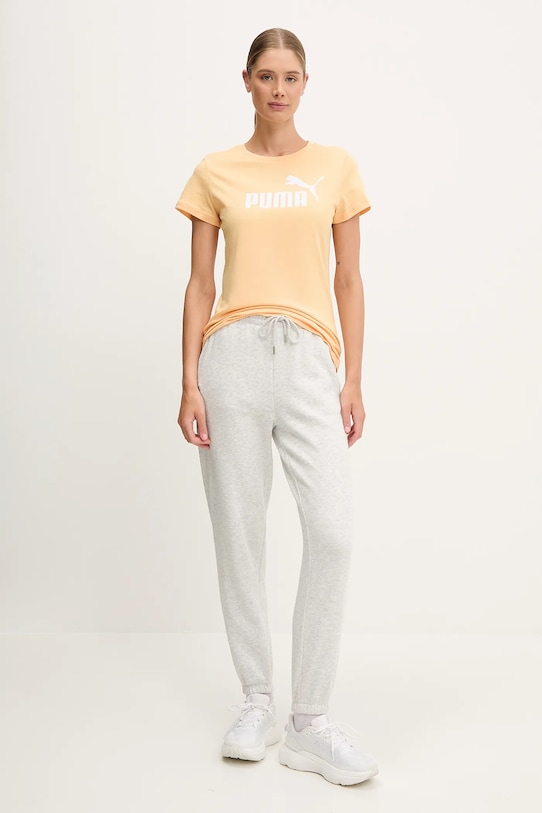 Bavlněné tričko Puma 682371. oranžová SS25