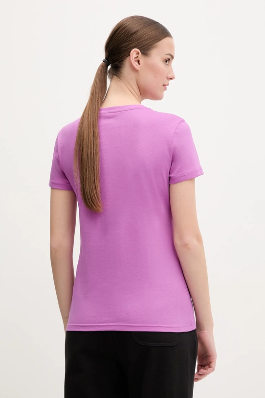 Βαμβακερό μπλουζάκι Puma 682371. μωβ SS25
