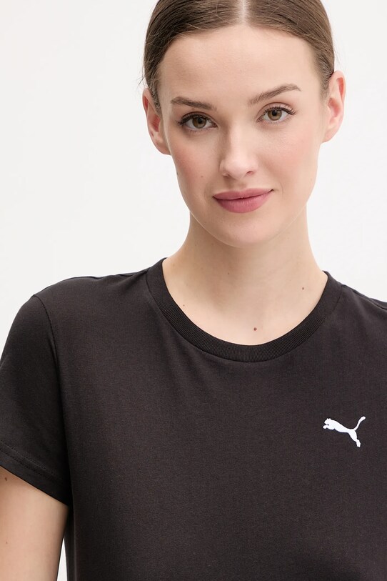 Bavlnené tričko Puma čierna 682374.