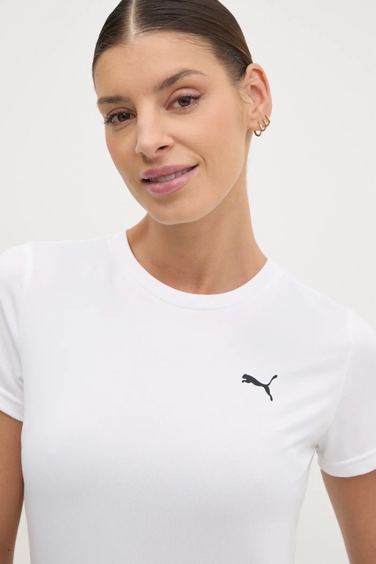 Bavlnené tričko Puma biela 682376