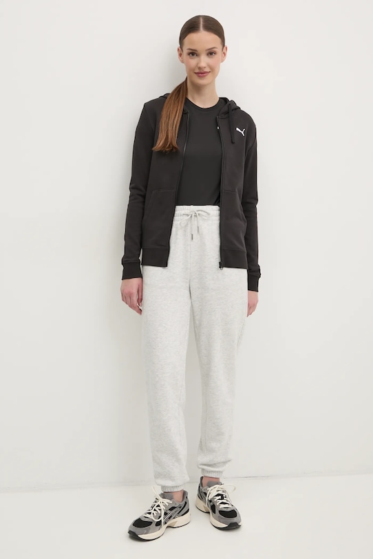 Βαμβακερό μπλουζάκι Puma 682376 μαύρο SS25