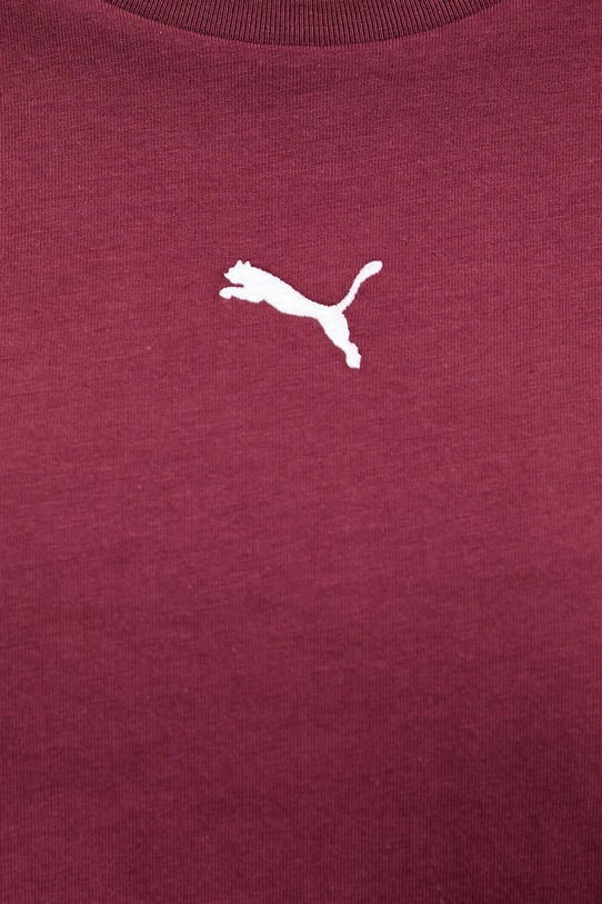 Puma t-shirt bawełniany 684971 bordowy