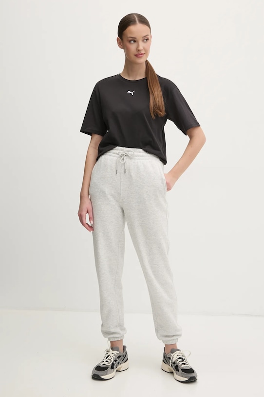 Хлопковая футболка Puma 684971 чёрный AW25