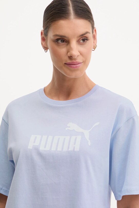 Puma tricou din bumbac albastru 684972