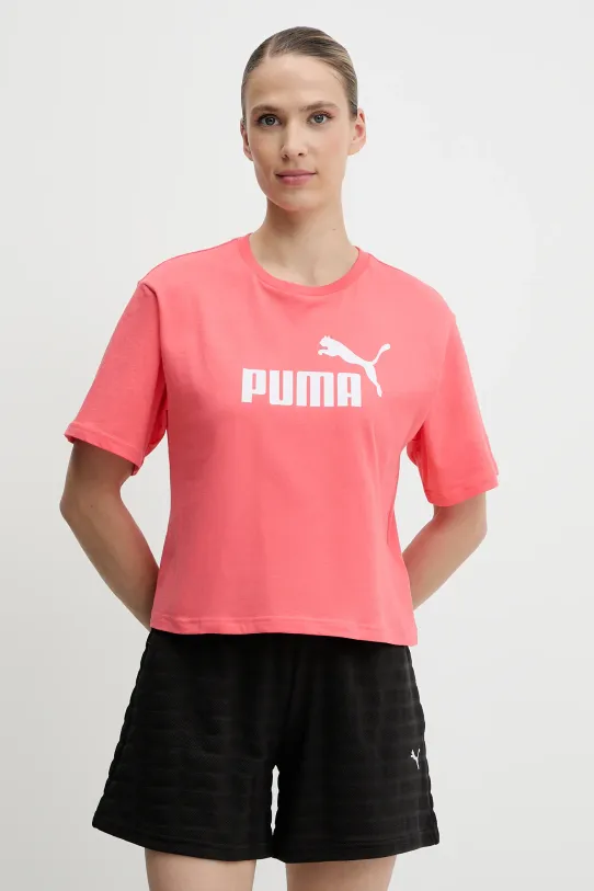 Pamučna majica Puma Planet friendly roza 684972