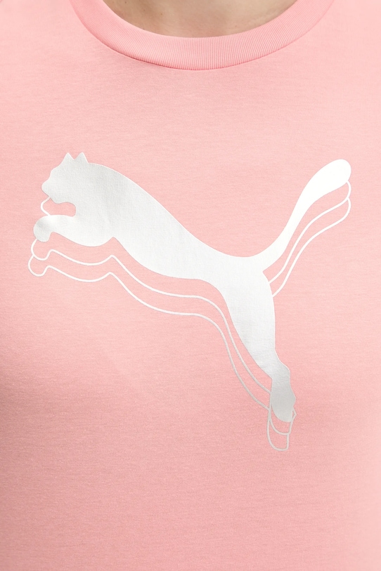Puma t-shirt bawełniany 684995 pomarańczowy