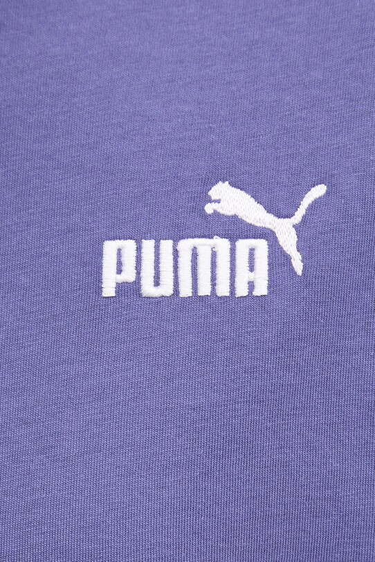Bombažna kratka majica Puma 685009 vijolična
