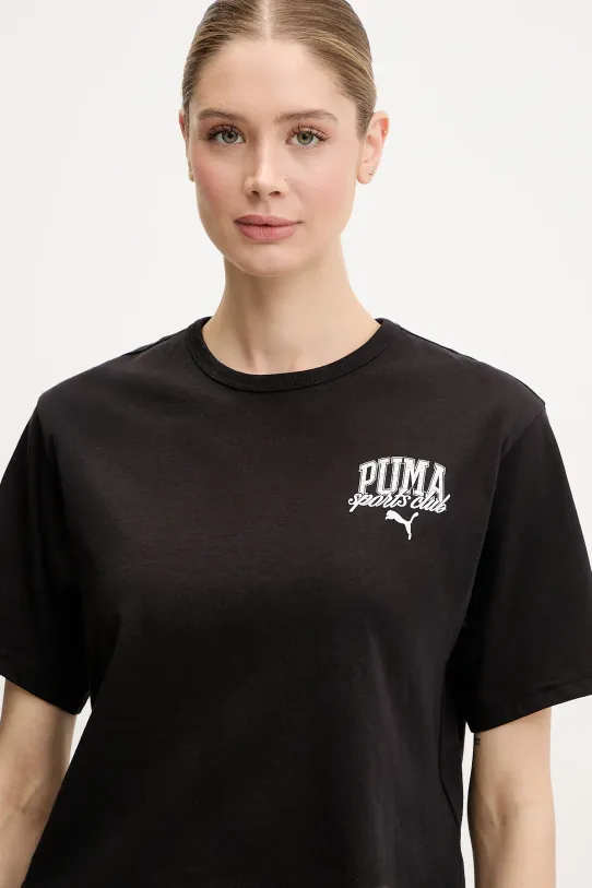 Puma t-shirt bawełniany czarny 685030